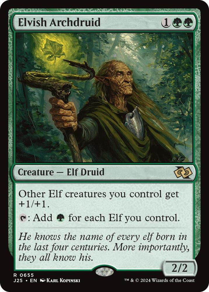 Elvish Archdruid [Foundations Jumpstart] 655