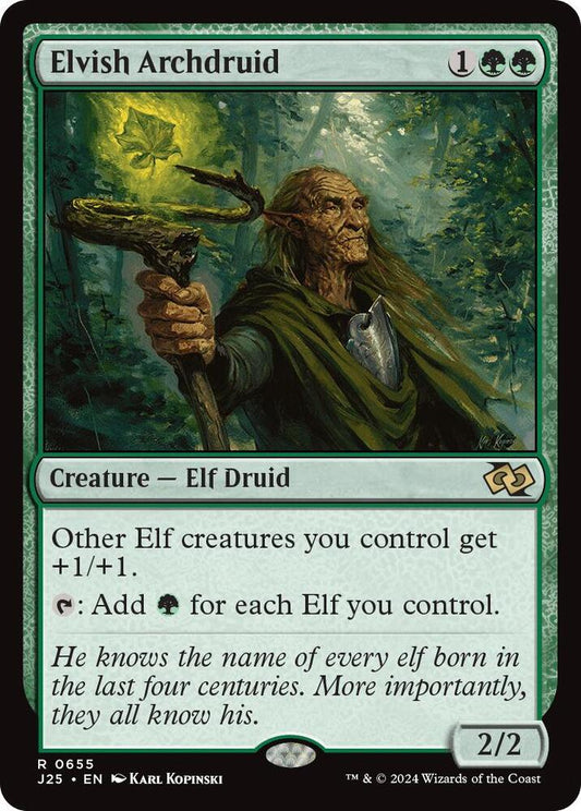 Elvish Archdruid [Foundations Jumpstart] 655