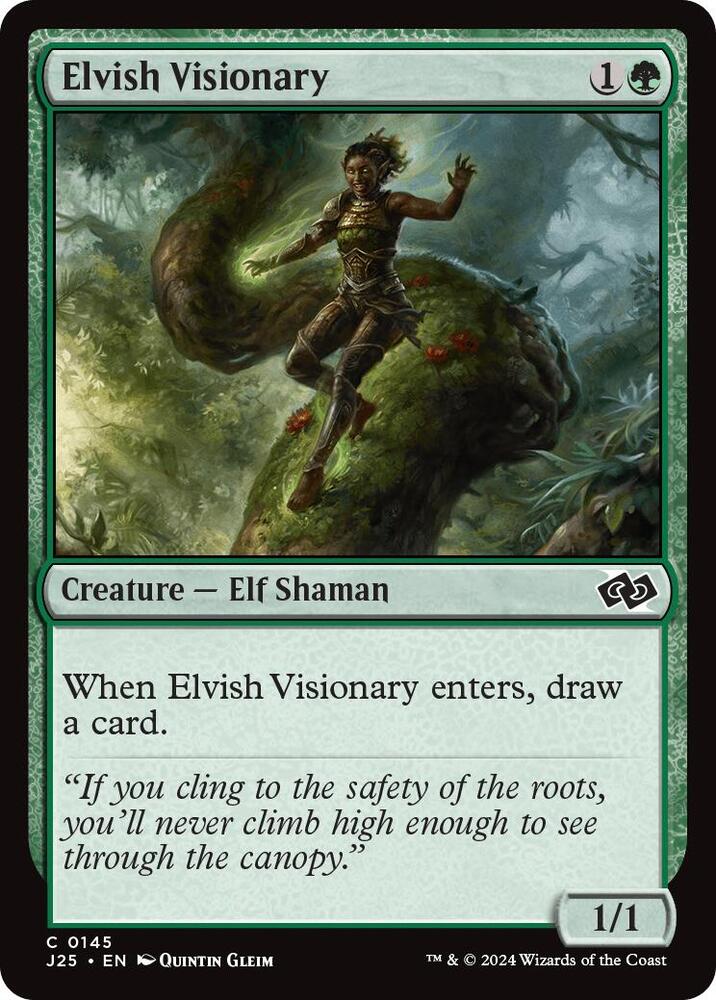 Elvish Visionary [Foundations Jumpstart] 145