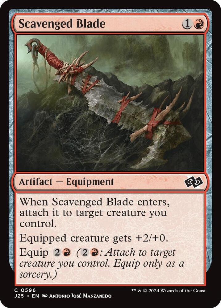 Scavenged Blade [Foundations Jumpstart] 596