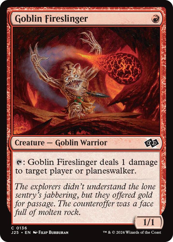 Goblin Fireslinger [Foundations Jumpstart] 136