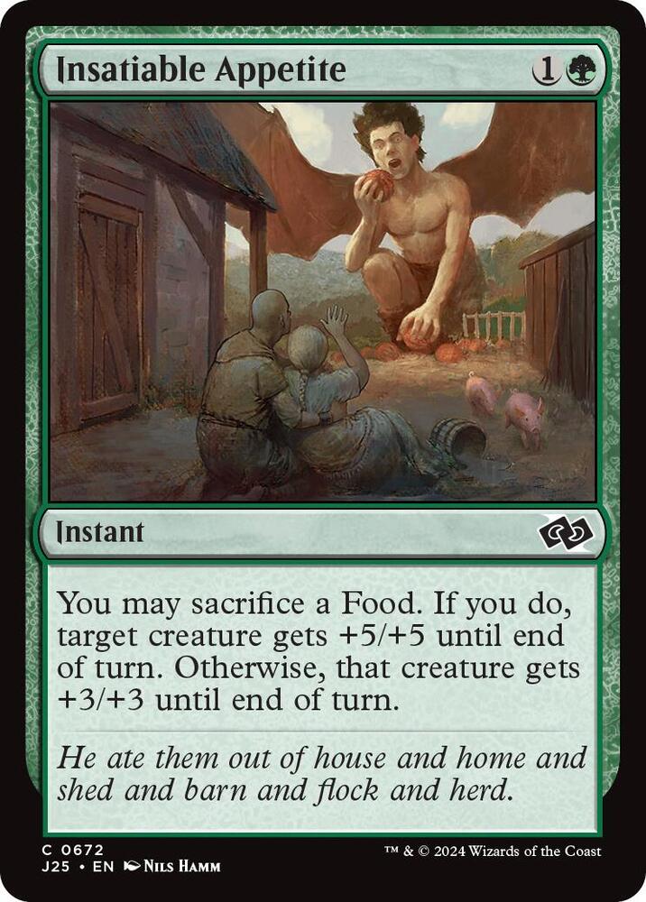 Insatiable Appetite [Foundations Jumpstart] 672