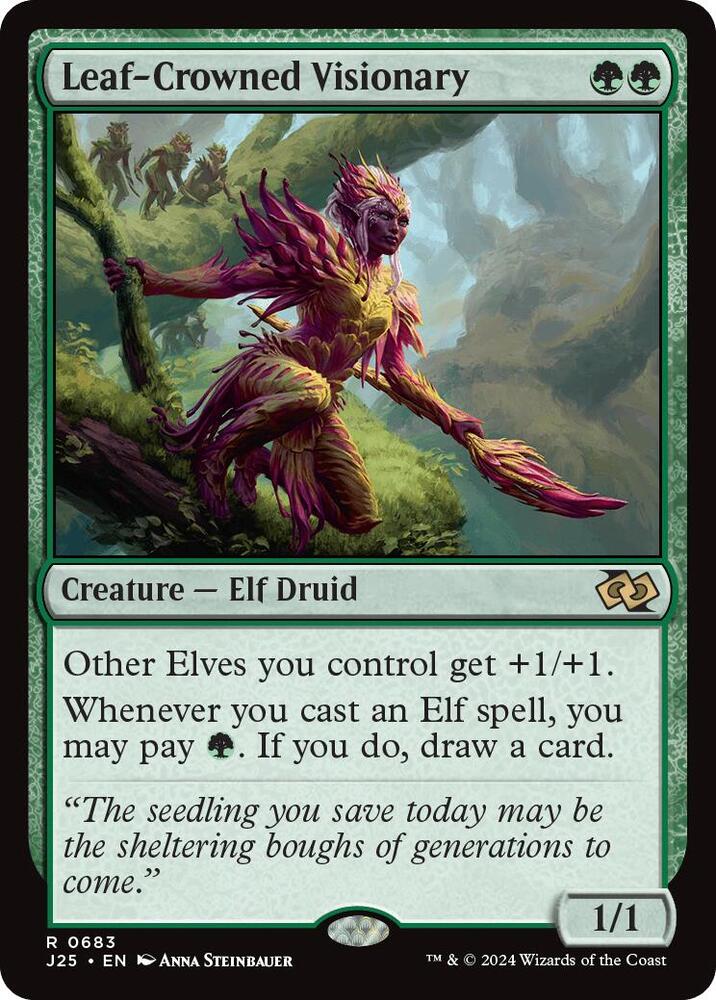 Leaf-Crowned Visionary [Foundations Jumpstart] 683