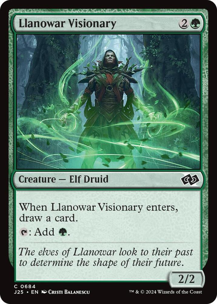 Llanowar Visionary [Foundations Jumpstart] 684