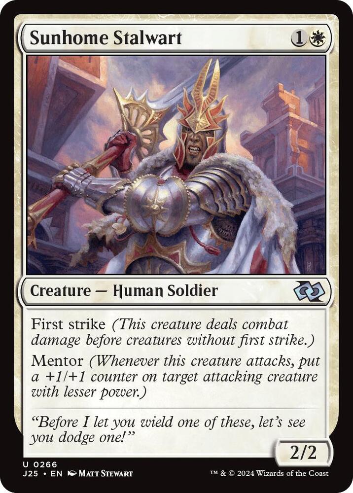 Sunhome Stalwart [Foundations Jumpstart] 266