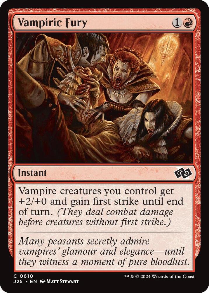 Vampiric Fury [Foundations Jumpstart] 610