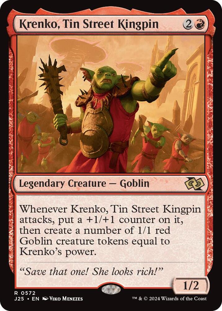 Krenko, Tin Street Kingpin [Foundations Jumpstart] 572