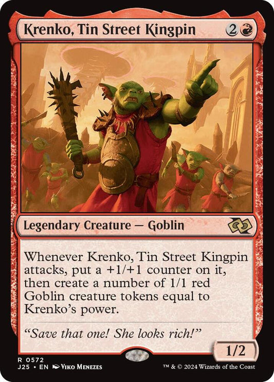 Krenko, Tin Street Kingpin [Foundations Jumpstart] 572