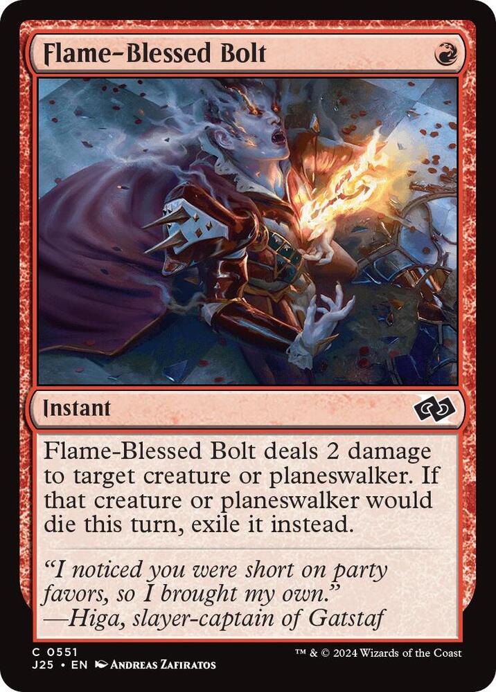 Flame-Blessed Bolt [Foundations Jumpstart] 551
