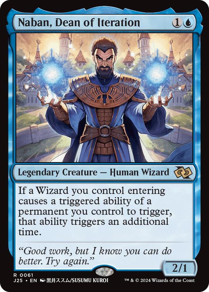 Naban, Dean of Iteration (Anime) [Foundations Jumpstart] 61