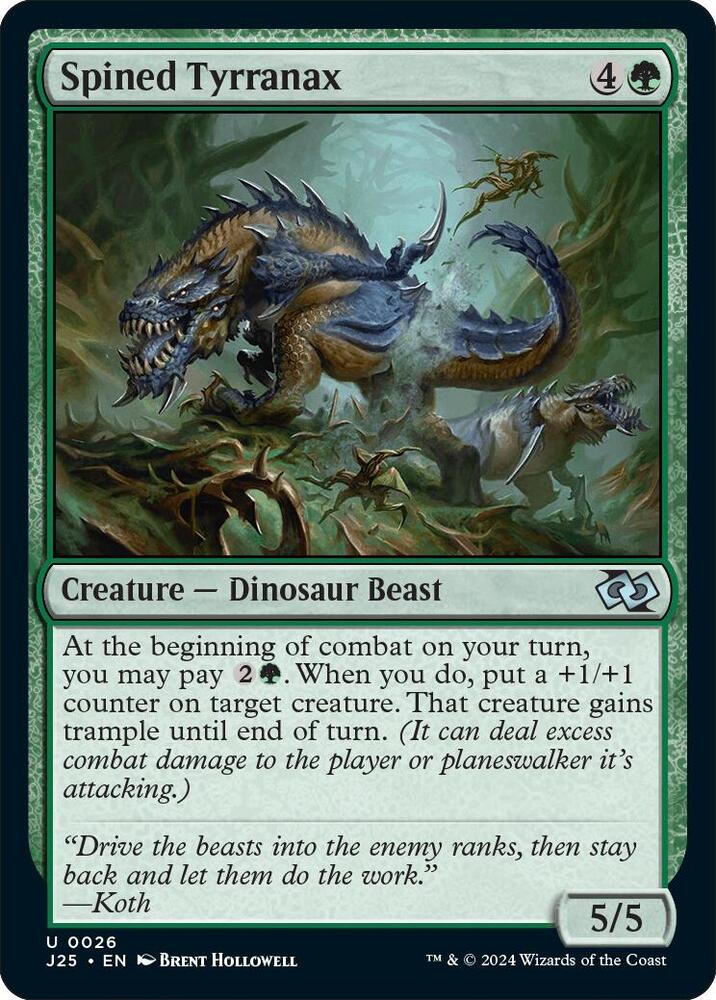 Spined Tyrranax [Foundations Jumpstart] 26