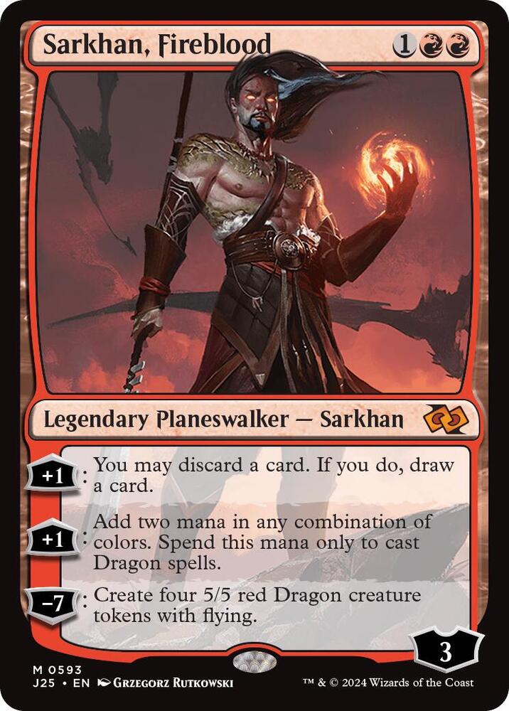 Sarkhan, Fireblood [Foundations Jumpstart] 593
