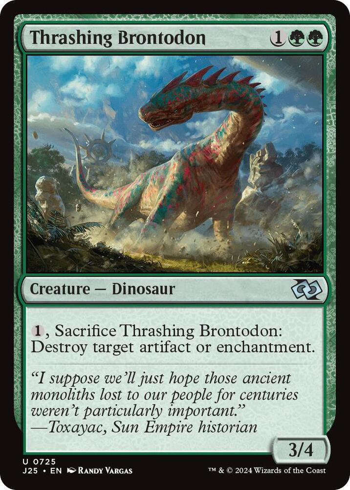 Thrashing Brontodon [Foundations Jumpstart] 725