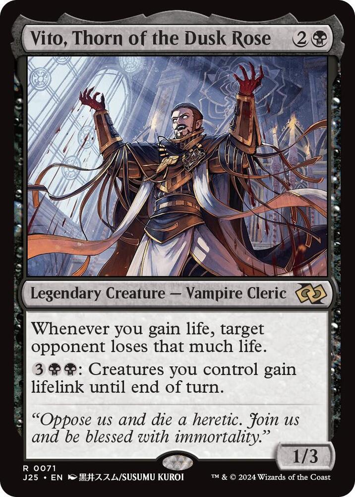 Vito, Thorn of the Dusk Rose (Anime) [Foundations Jumpstart] 71