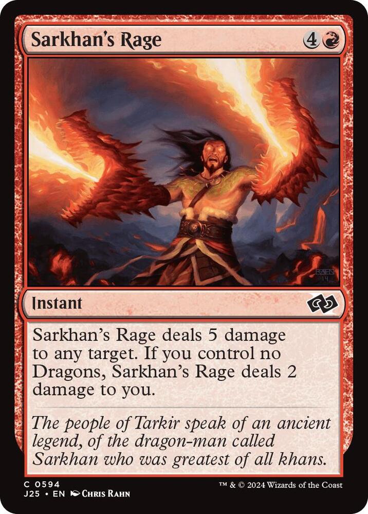 Sarkhan's Rage [Foundations Jumpstart] 594
