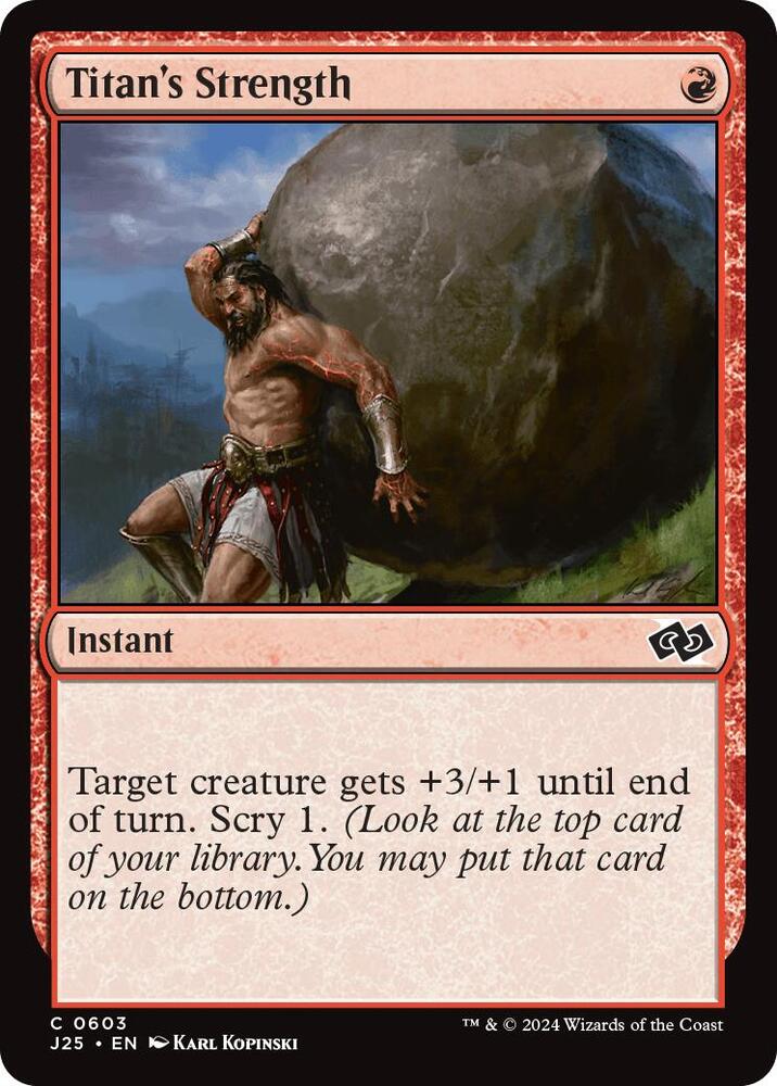 Titan's Strength [Foundations Jumpstart] 603