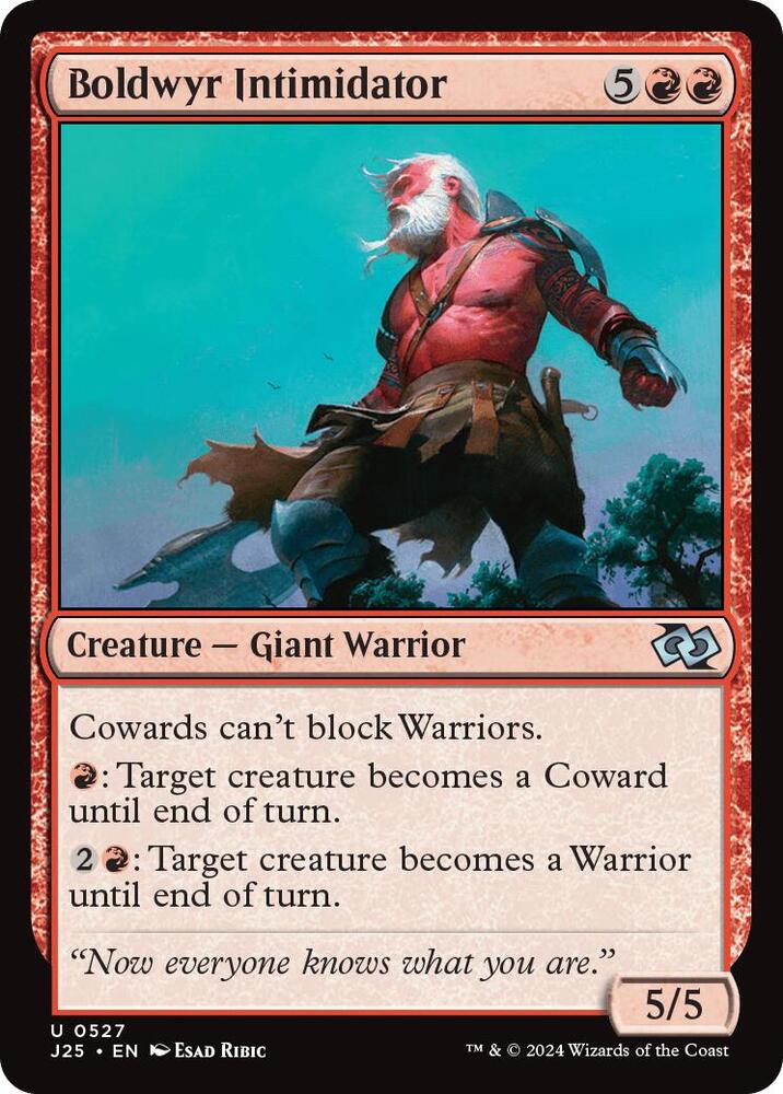 Boldwyr Intimidator [Foundations Jumpstart] 527