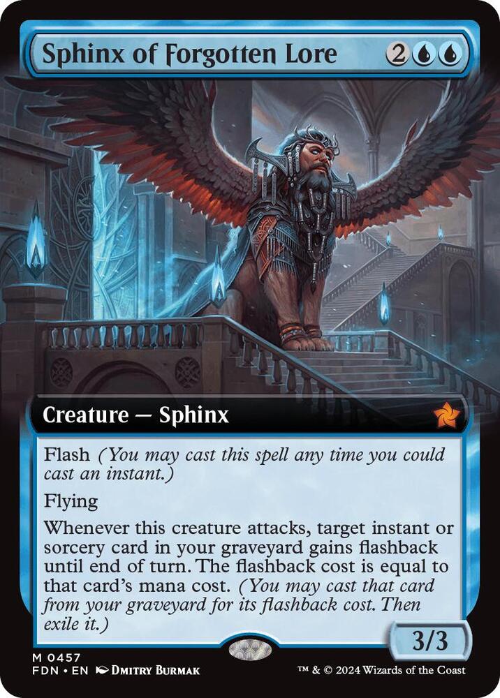 Sphinx of Forgotten Lore (Extended Art) [Foundations] 457