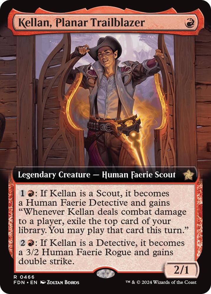 Kellan, Planar Trailblazer (Extended Art) [Foundations] 466