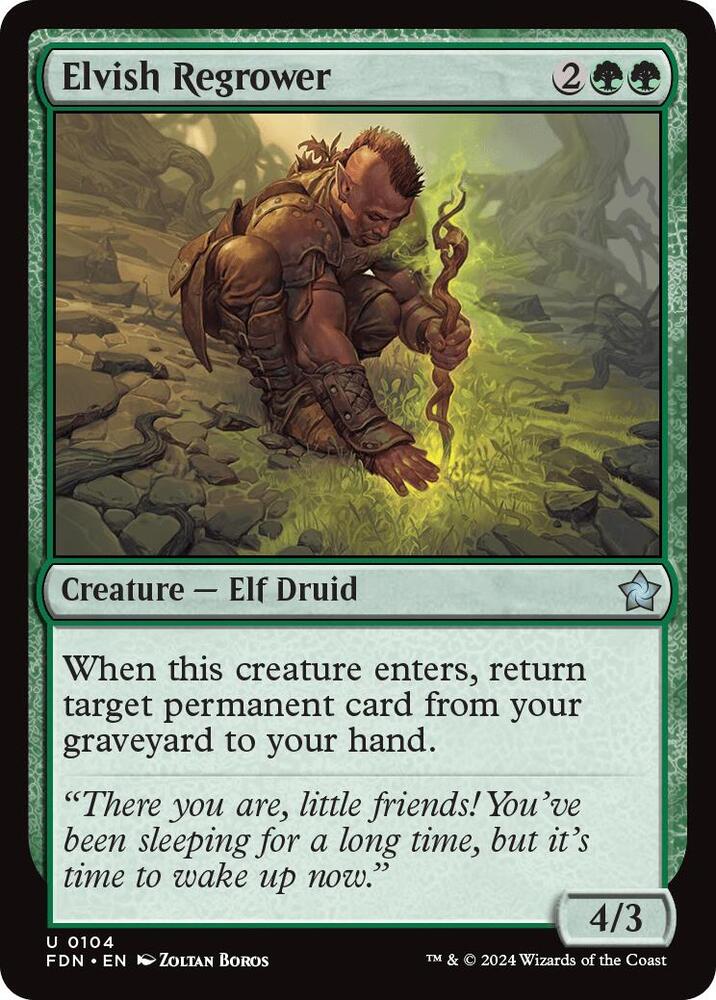 Elvish Regrower [Foundations] 104