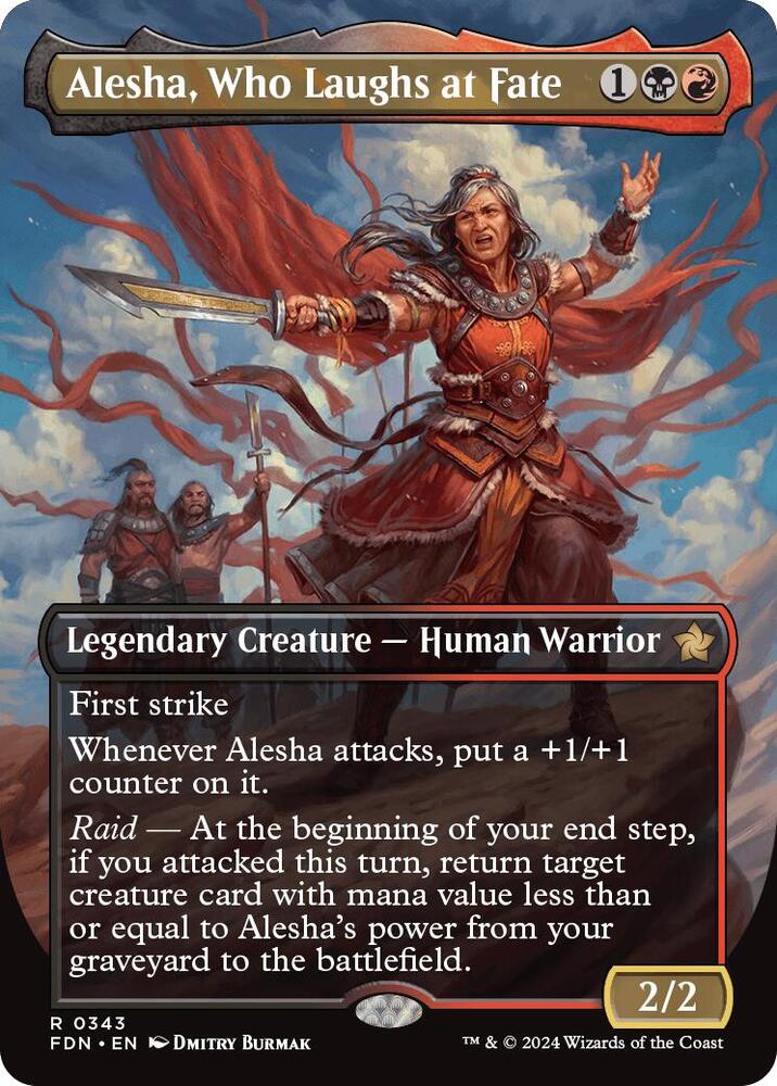 Alesha, Who Laughs at Fate (Borderless) [Foundations] 343