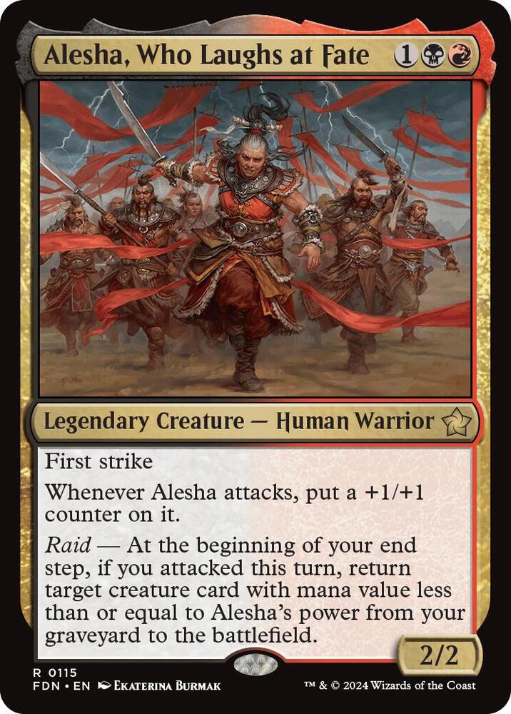 Alesha, Who Laughs at Fate [Foundations] 115