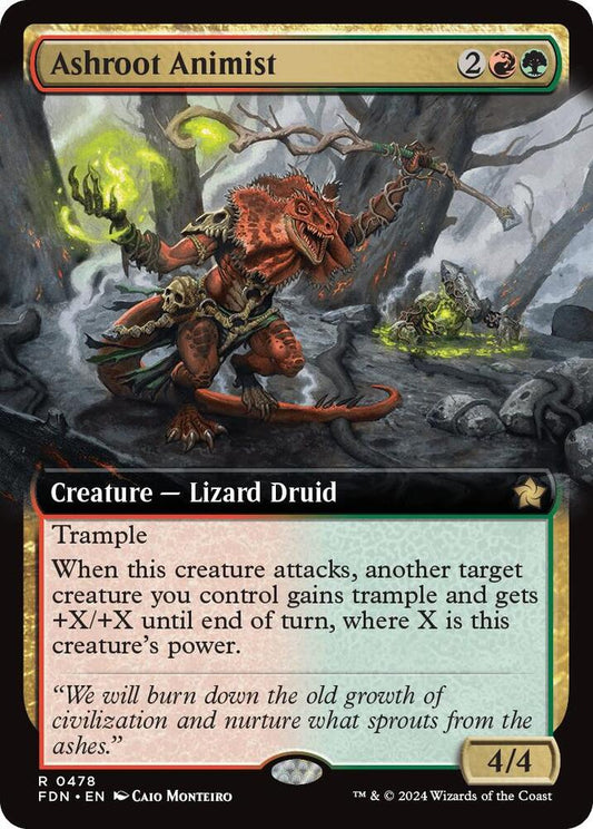 Ashroot Animist (Extended Art) [Foundations] 478