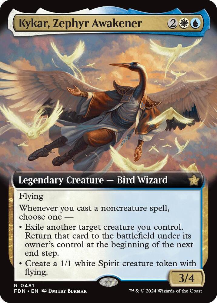 Kykar, Zephyr Awakener (Extended Art) [Foundations] 481