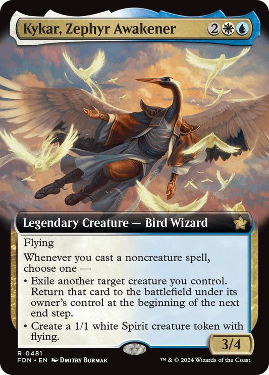 Kykar, Zephyr Awakener (Extended Art) [Foundations] 481