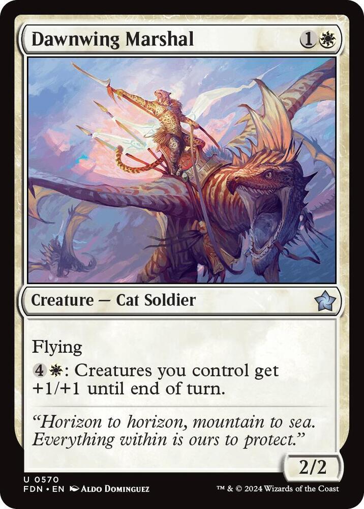 Dawnwing Marshal [Foundations] 570