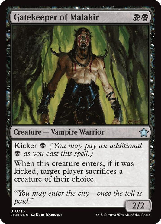 Gatekeeper of Malakir [Foundations] 713