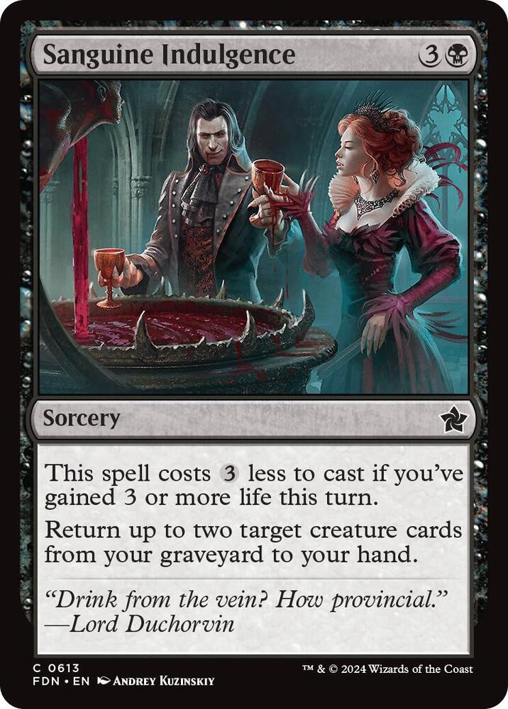 Sanguine Indulgence [Foundations] 613
