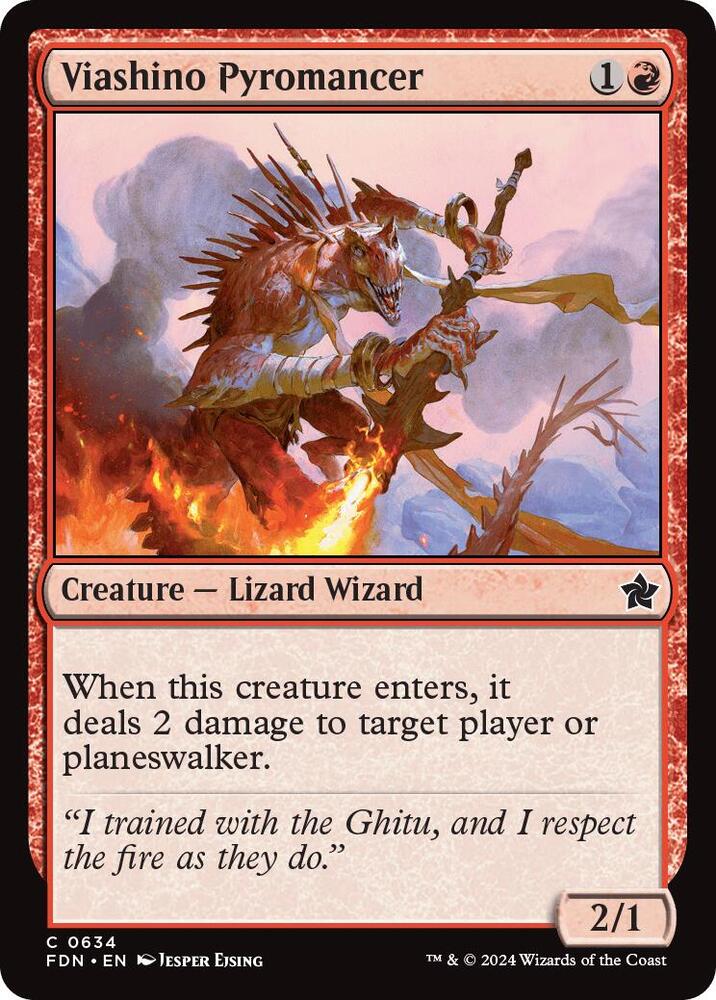 Viashino Pyromancer [Foundations] 634