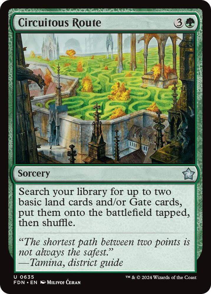 Circuitous Route [Foundations] 635