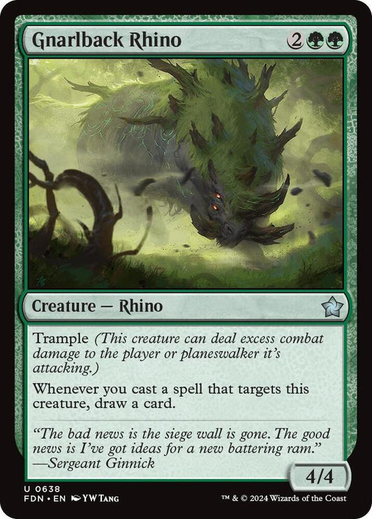 Gnarlback Rhino [Foundations] 638
