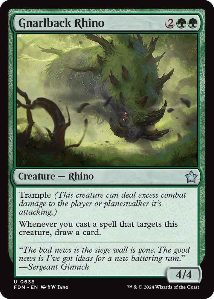 Gnarlback Rhino [Foundations] 638