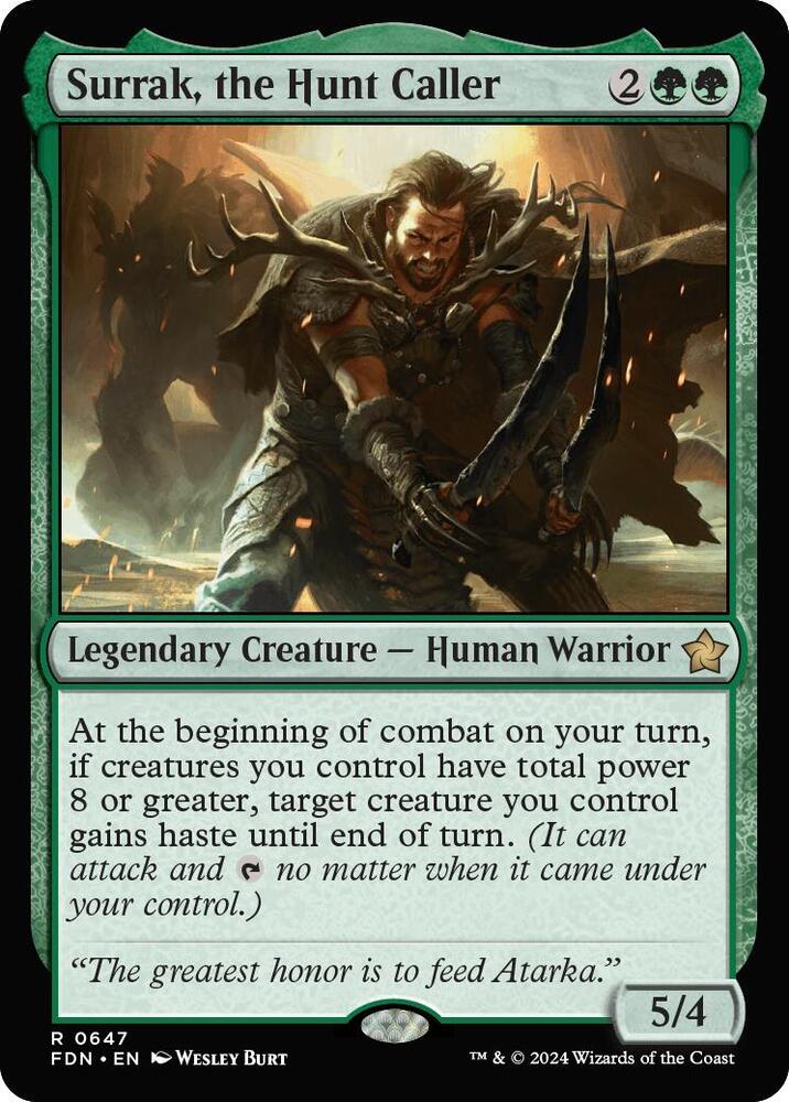 Surrak, the Hunt Caller (0647) [Foundations] 647