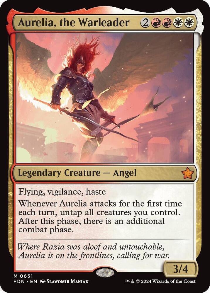 Aurelia, the Warleader [Foundations] 651