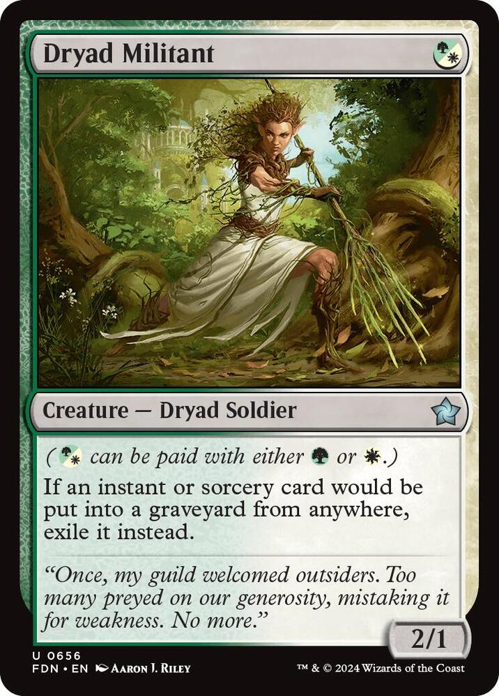 Dryad Militant [Foundations] 656