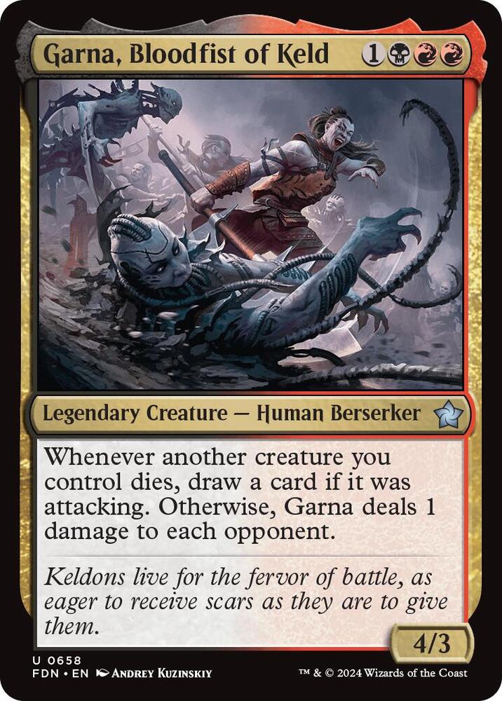 Garna, Bloodfist of Keld [Foundations] 658