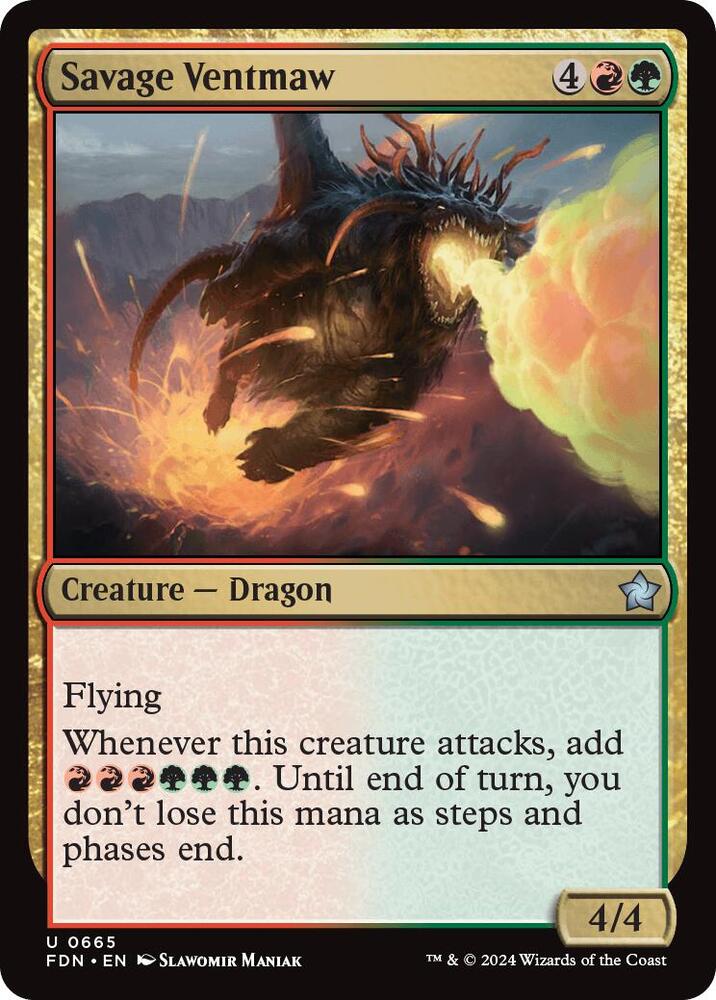 Savage Ventmaw [Foundations] 665