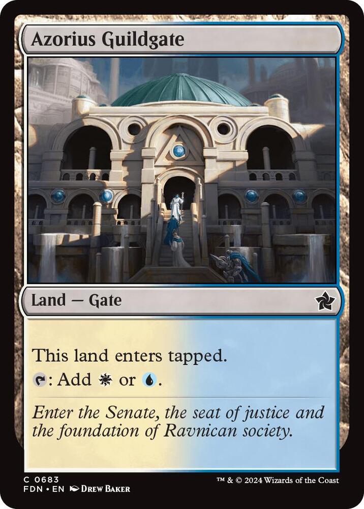 Azorius Guildgate [Foundations] 683