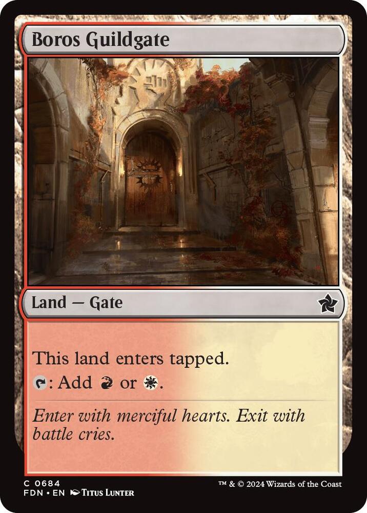 Boros Guildgate [Foundations] 684