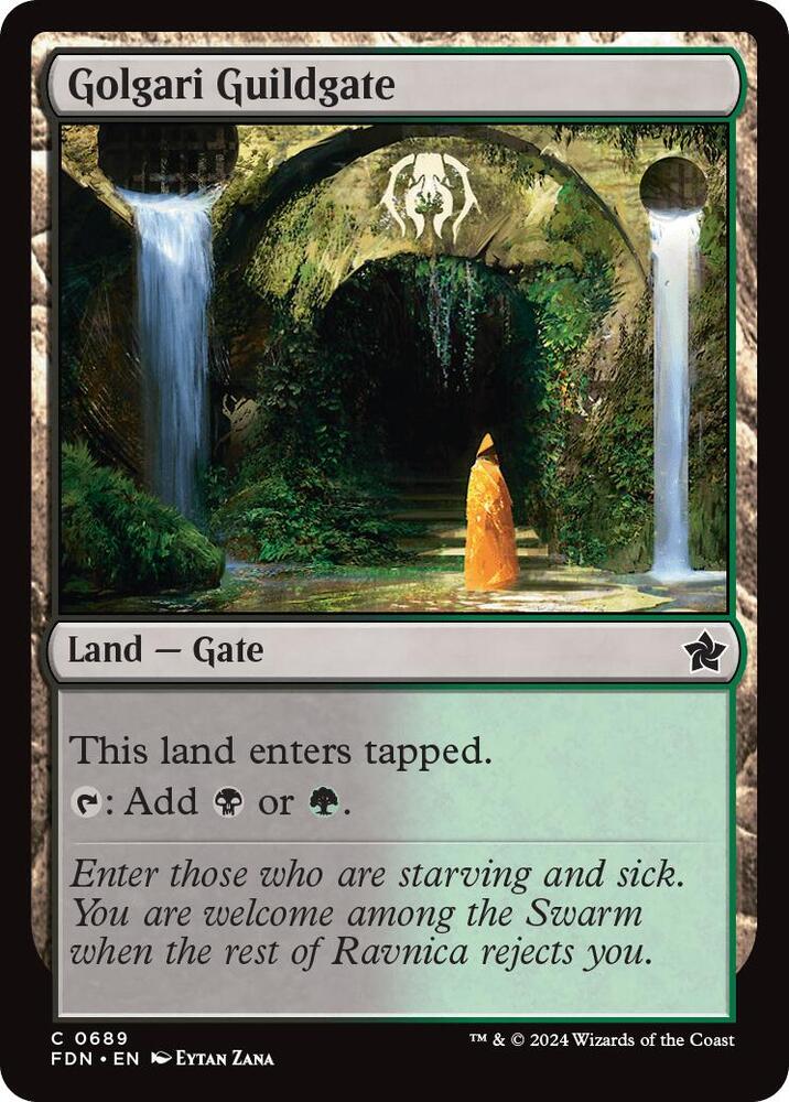 Golgari Guildgate [Foundations] 689