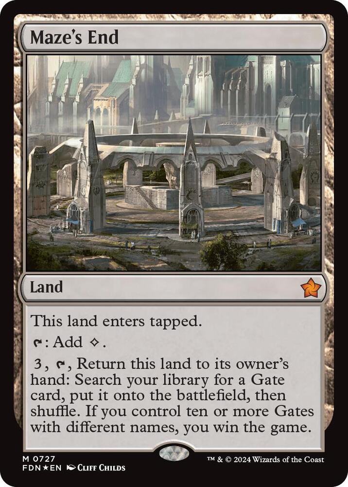 Maze's End [Foundations] 727