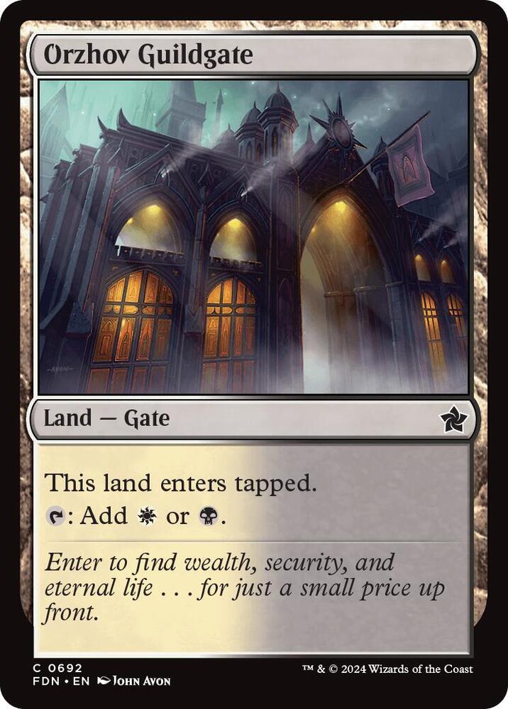 Orzhov Guildgate [Foundations] 692