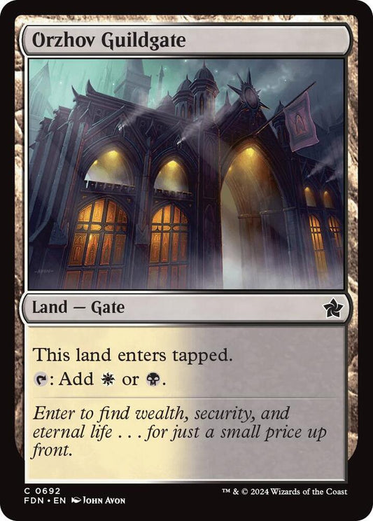 Orzhov Guildgate [Foundations] 692