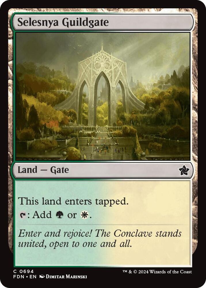 Selesnya Guildgate [Foundations] 694