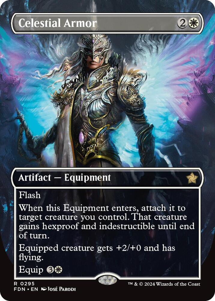 Celestial Armor (Borderless) [Foundations] 295