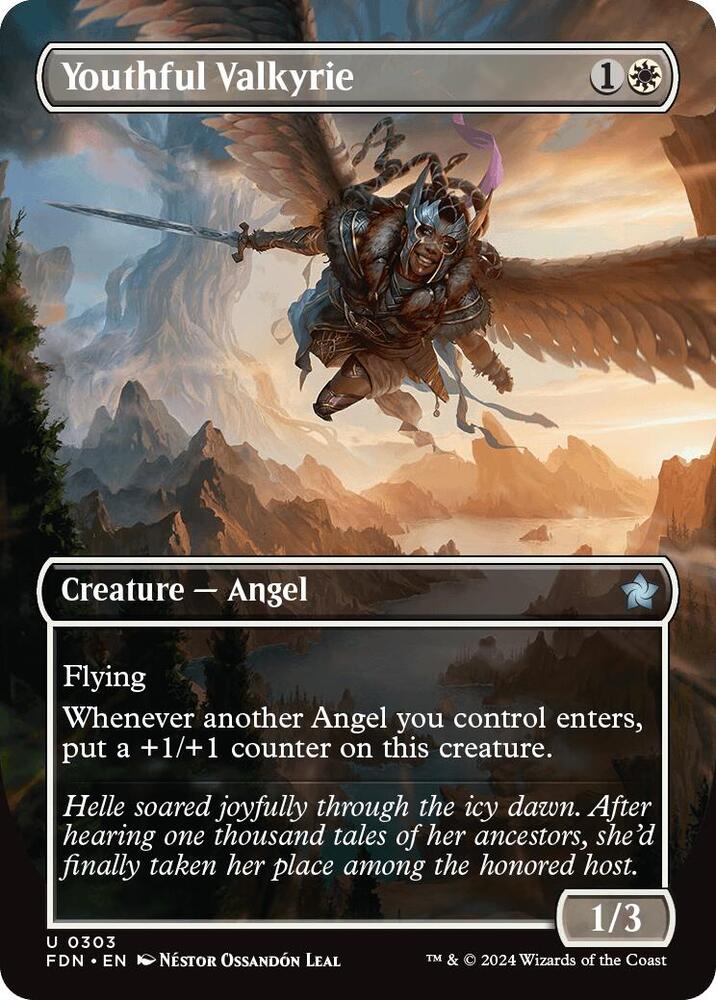 Youthful Valkyrie (Borderless) [Foundations] 303